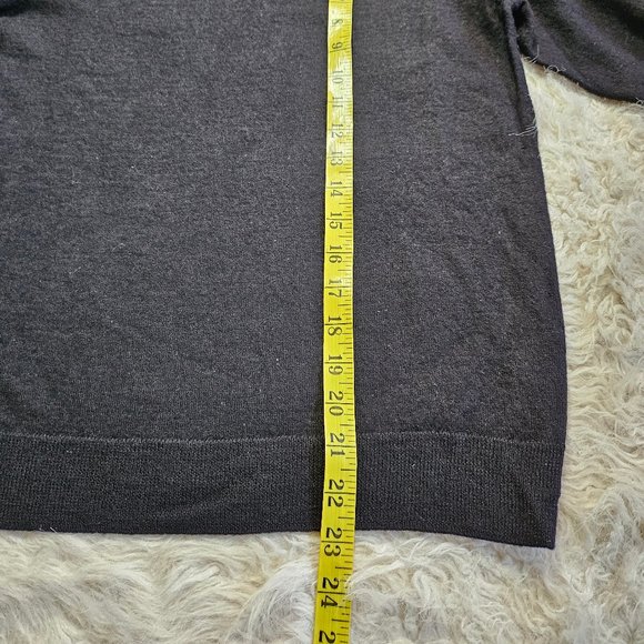 Calvin Klein Women's Black V-Neck Knitted Sweater Siz L - Picture 5 of 9